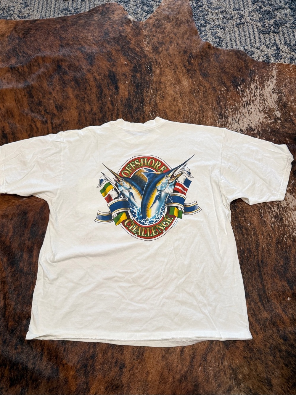 Vintage Bimini Bay Outfitters Fishing Offshore PENN Fishing 1997 T-Shirt Mens XL